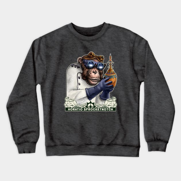 Horatio Sprocketnotch Crewneck Sweatshirt by ChetArt